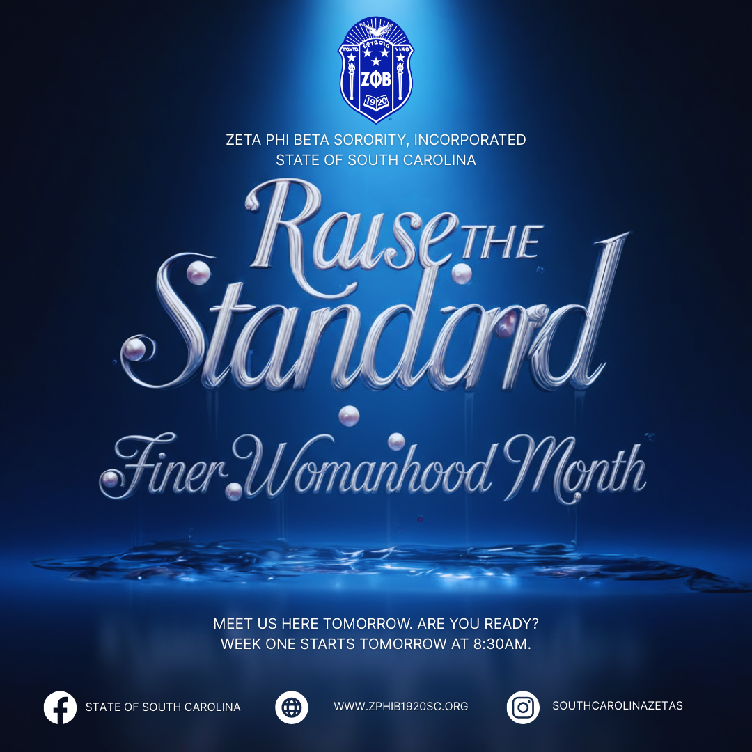 Finer Womanhood Month — Liquid-chrome typography opener for a month-long campaign